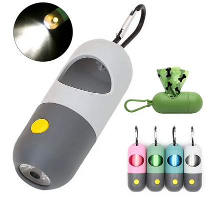 FurrOff- LED Light Dog Poop Bag Dispensar